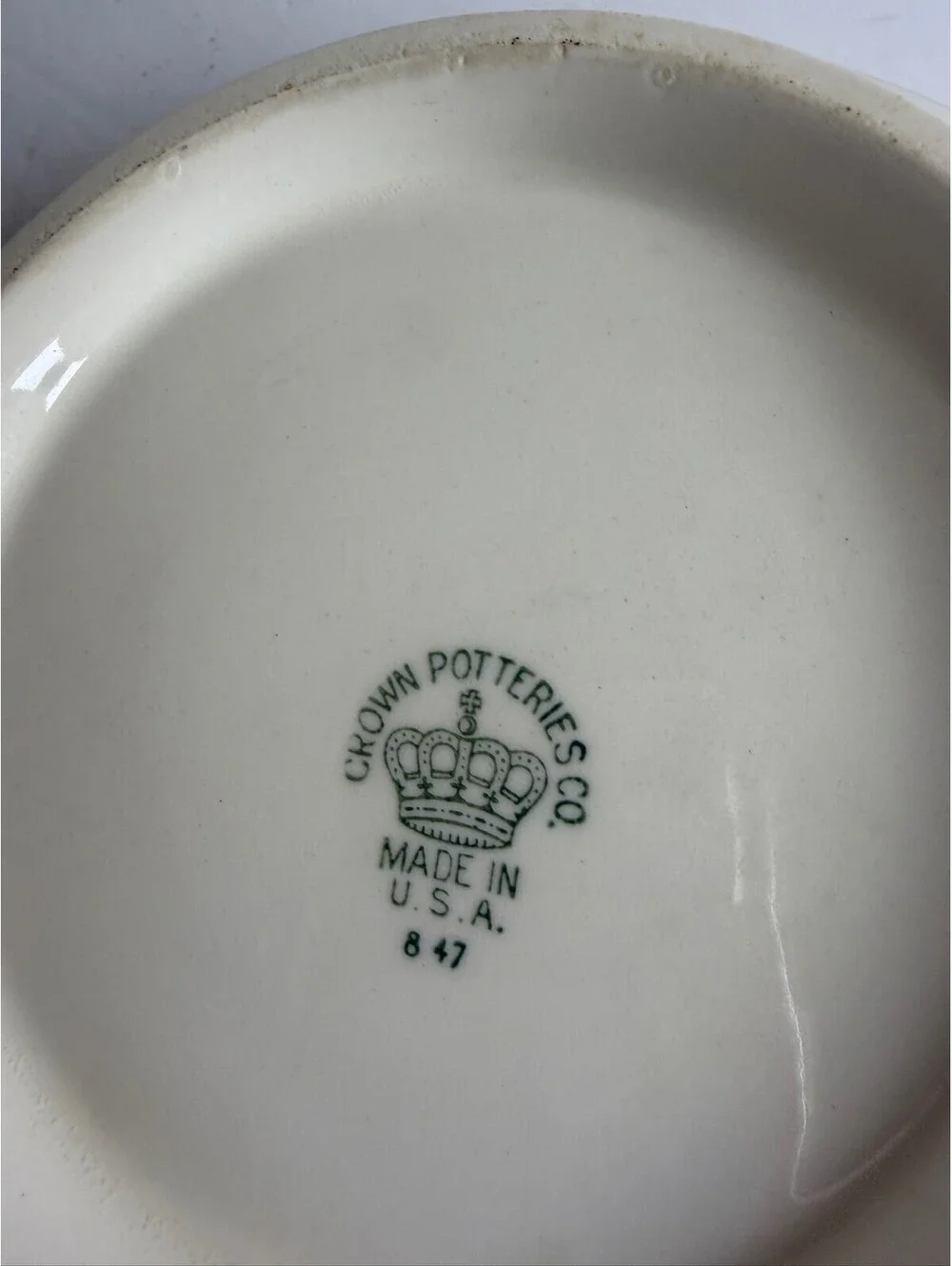 Vintage Crown Potteries Floral Tureen with Lid S-7